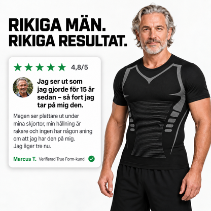 Trueform - Formande Kompressionstshirt för Män