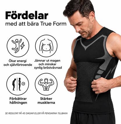 Trueform - Formande Kompressionstshirt för Män