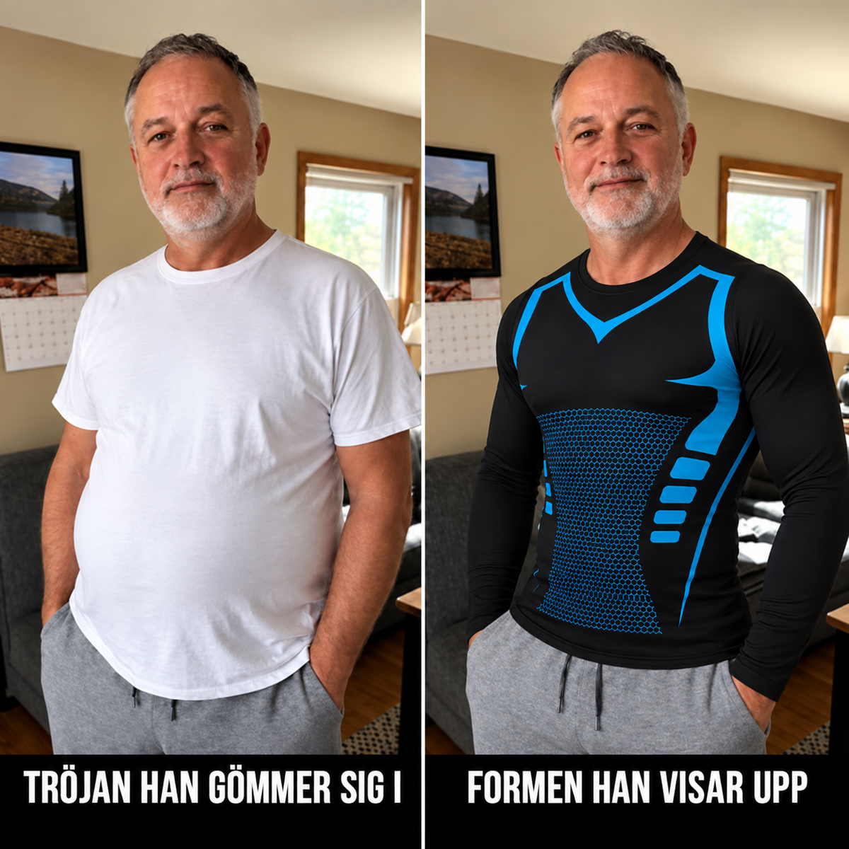 True Form – Formande Kompressionströja för män