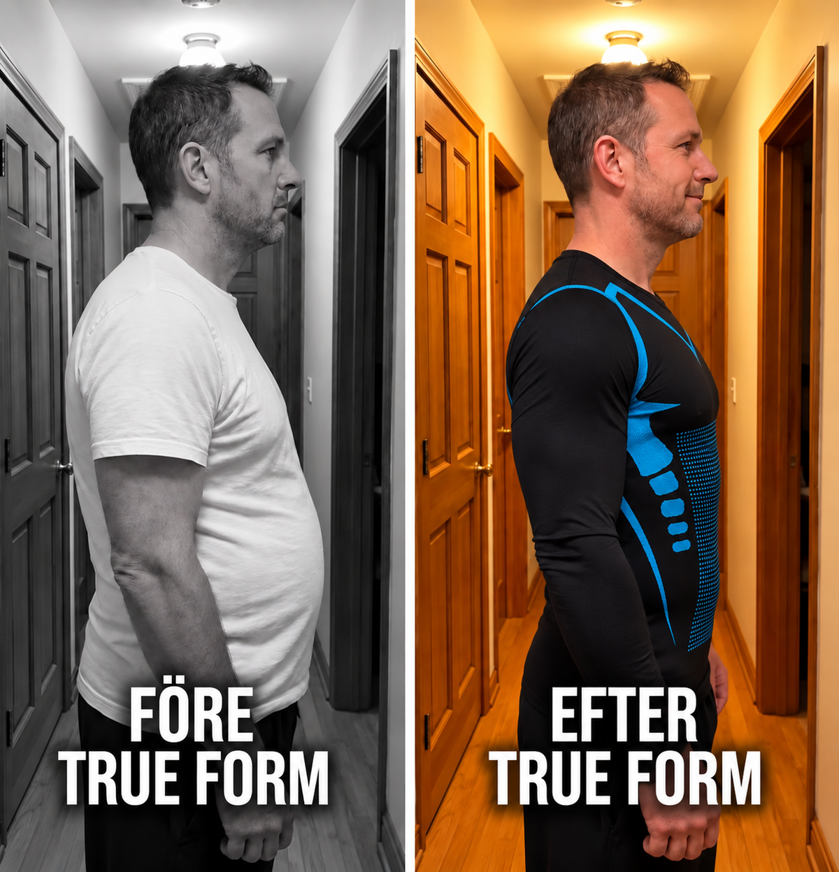 True Form – Formande Kompressionströja för män