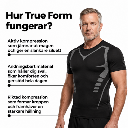 Trueform - Formande Kompressionstshirt för Män